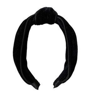 Madewell Knotted Velvet Covered Headband